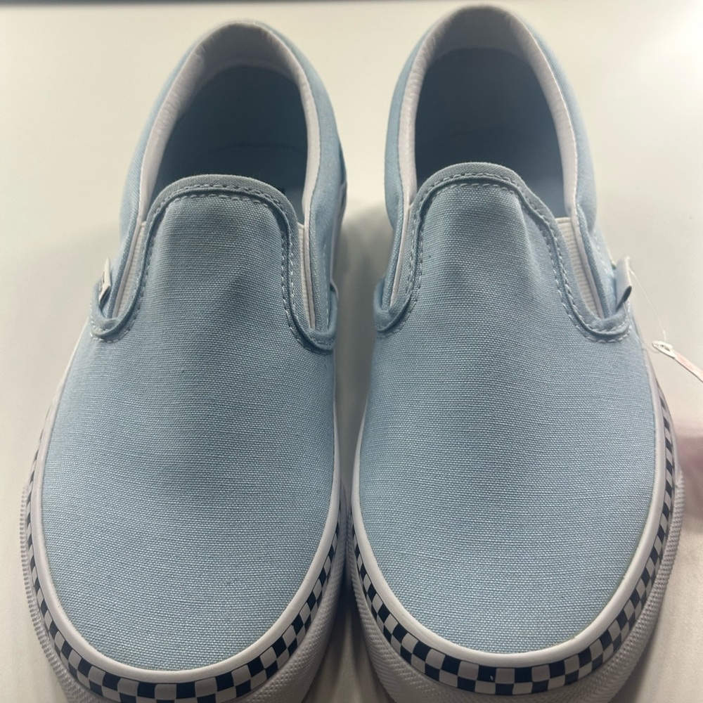 Vans Sky Blue Slip-On Sneakers